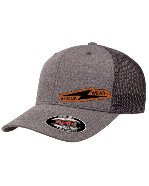 Shock Wear Leather Patch Hats