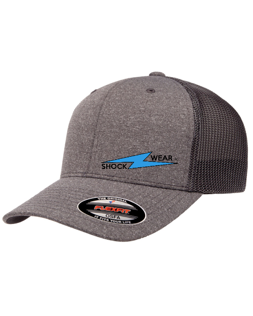 Gray shockwear Flex hat perfect for indoor and outdoor wear and any temperature